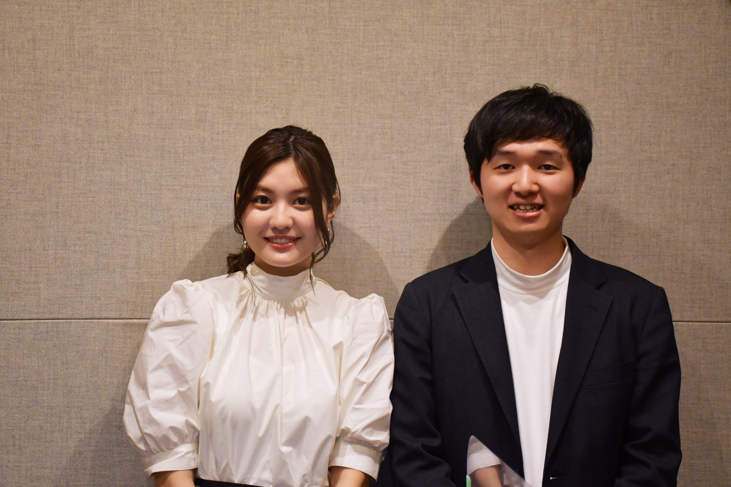 林ゆめさん(左)と「株式会社ABABA」の代表取締役・久保駿貴さん