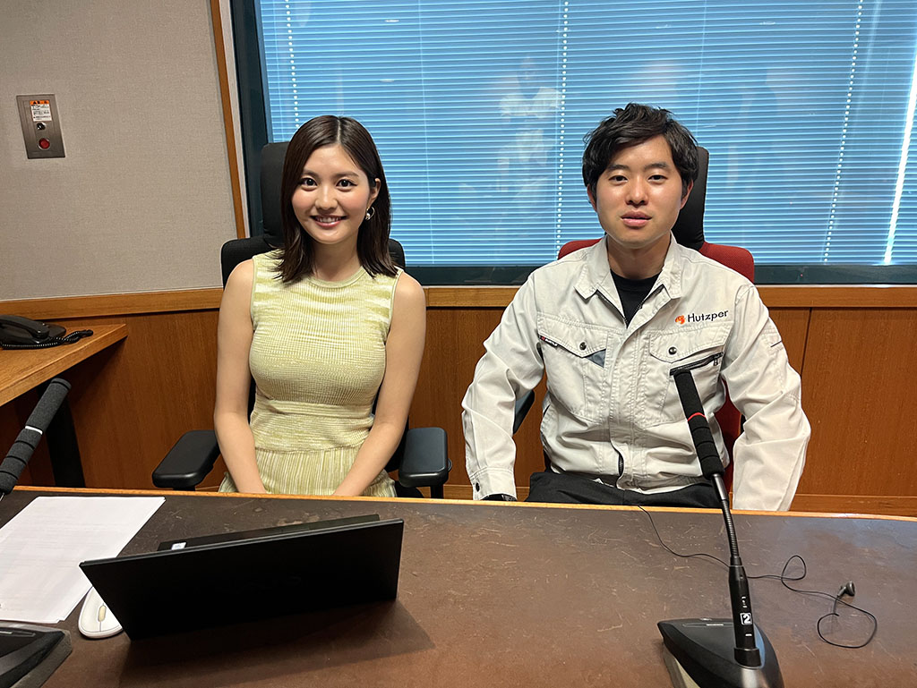 林ゆめさん(左)と株式会社フツパーの代表取締役・大西洋さん