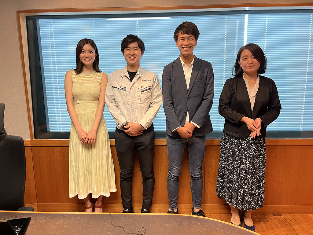左から(MC:林ゆめさん、ローカルフラッグ濱田さん、フツパー大西さん、秋本裕子編集長)